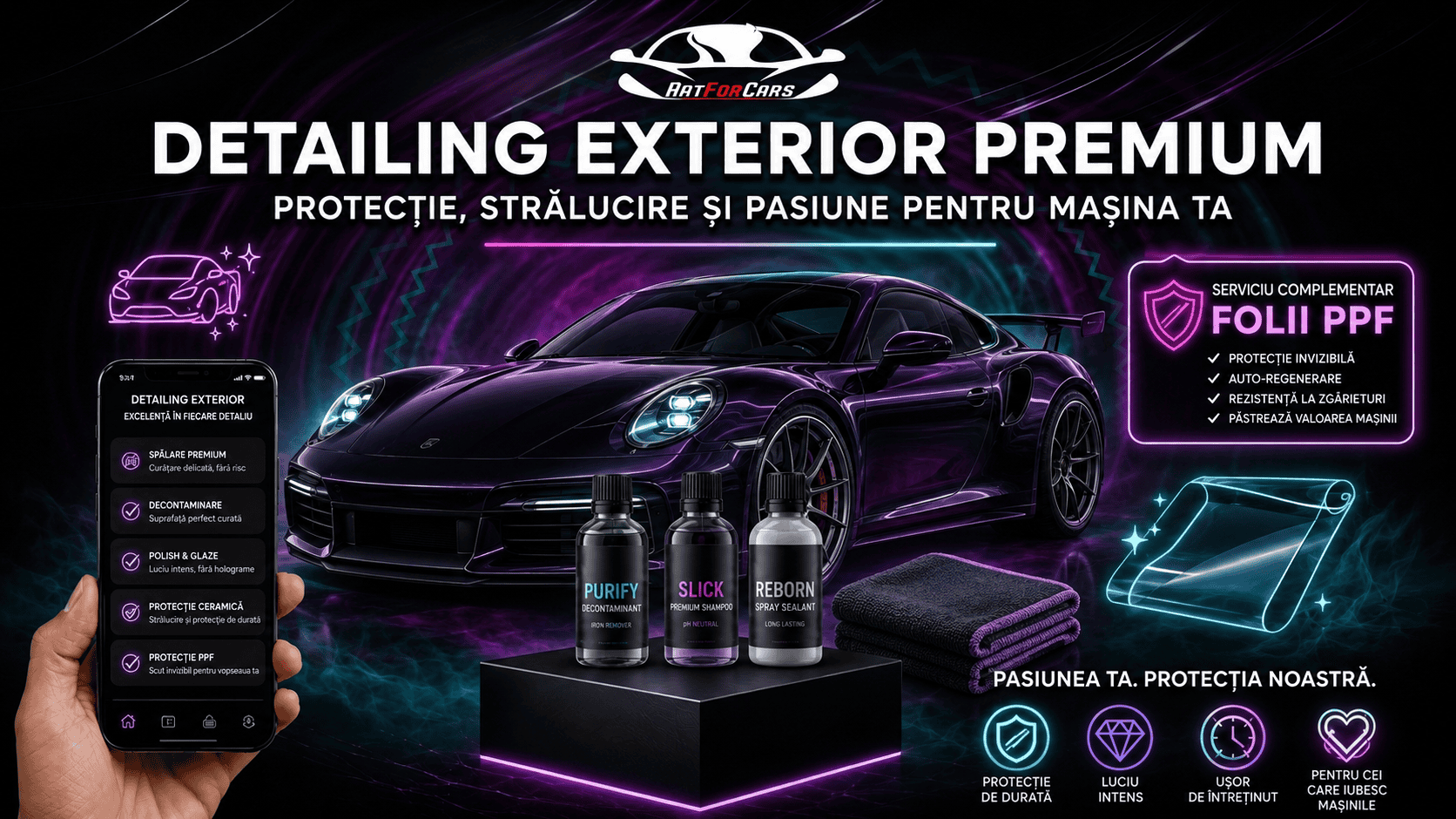 Detailing exterior auto realizat profesionist de Art For Cars