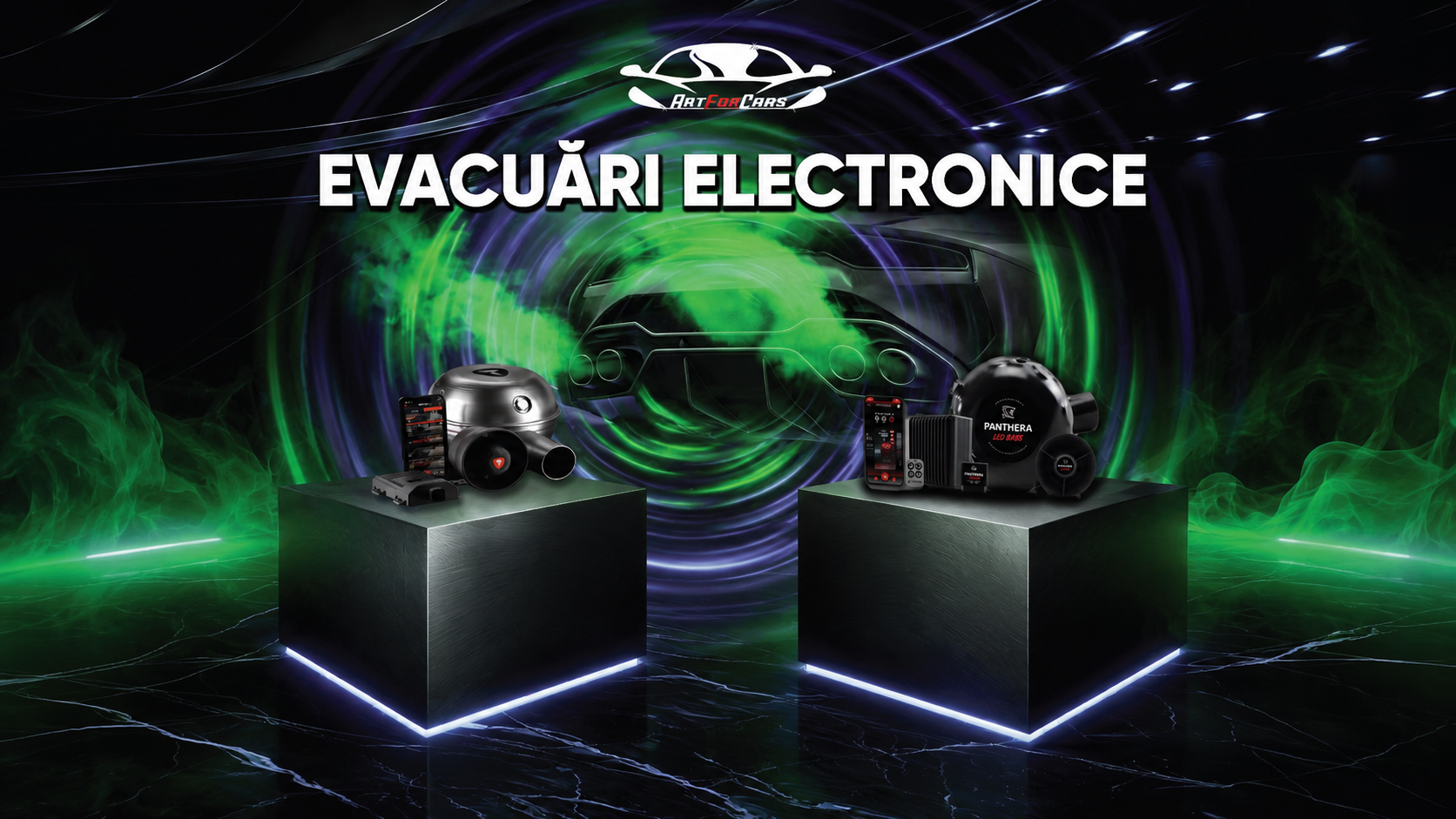 Evacuări electronice auto Thor și Panthera, montate de Art For Cars